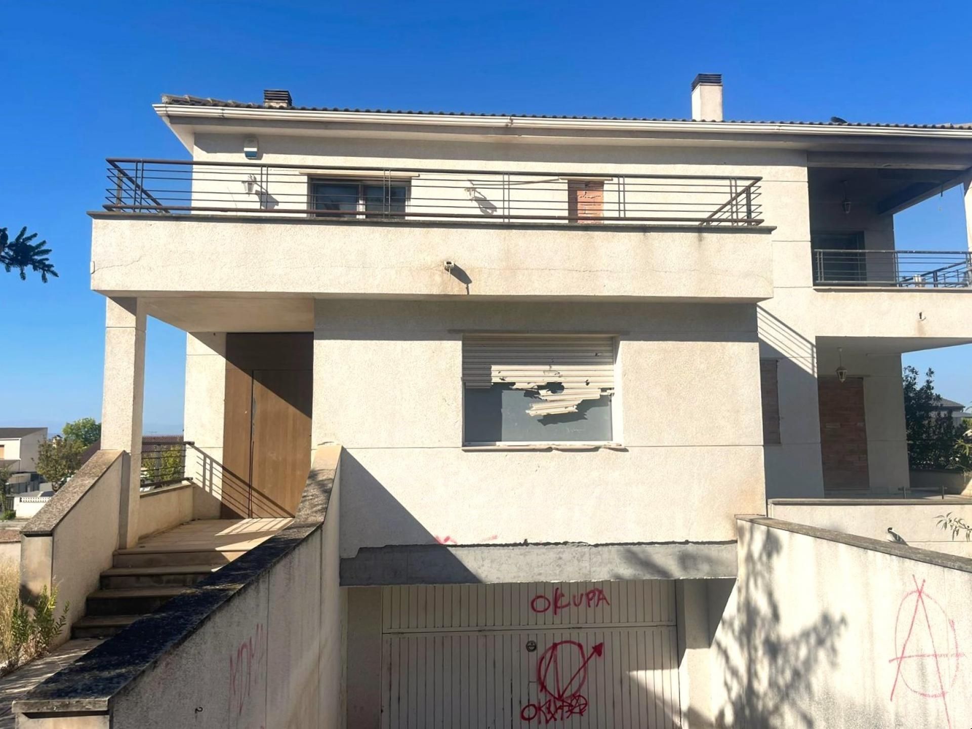 Exterior view of House or chalet for sale in Tàrrega  with Private garden