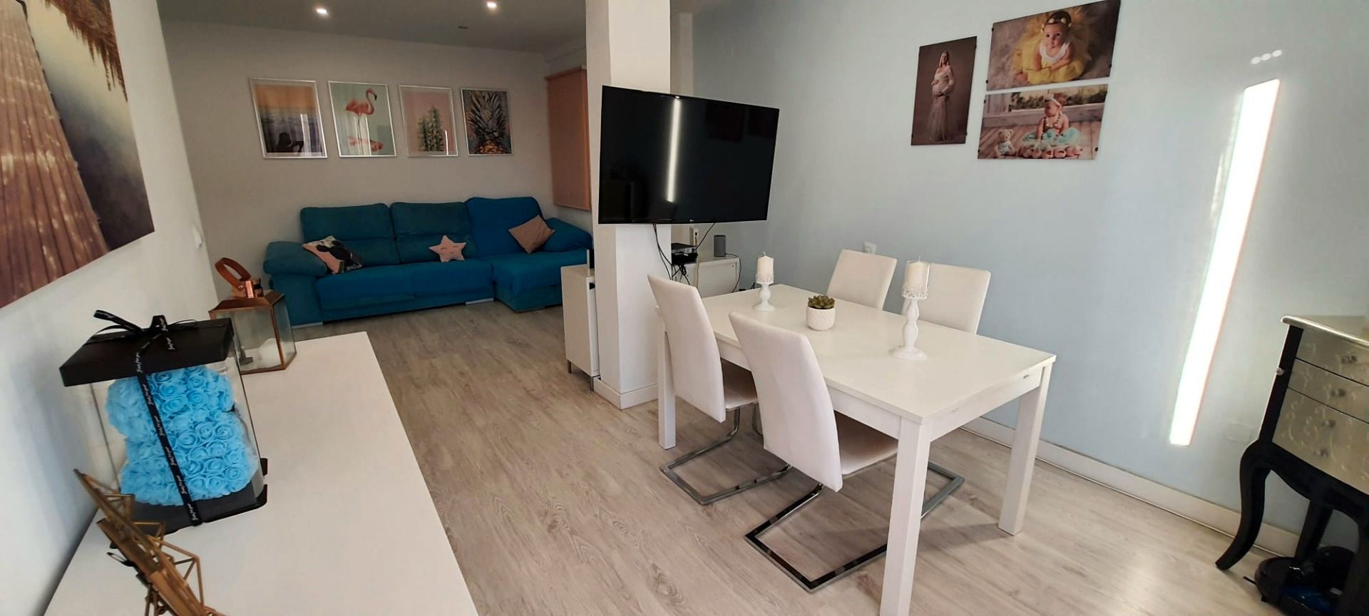 Sala de estar de Piso en venta en San Roque con Aire acondicionado, Terraza y Amueblado