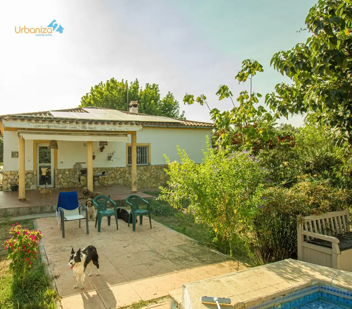 Jardín de Casa o chalet en venta en Badajoz con Calefacción, Jardín privado y Terraza
