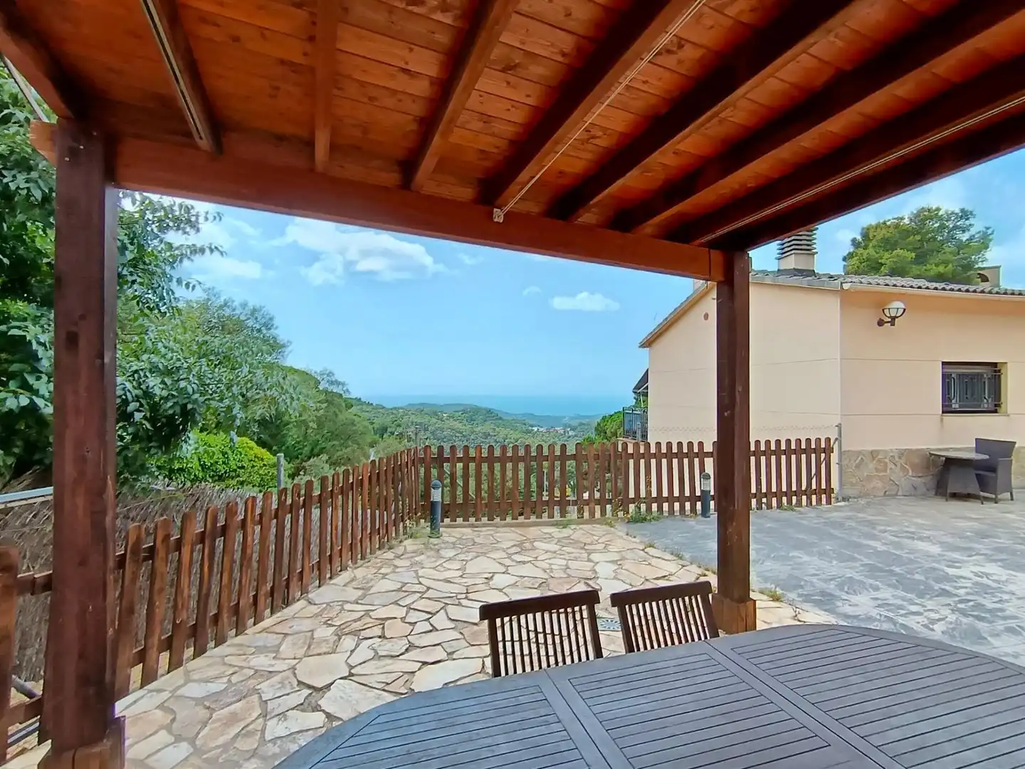 Terraza de Casa o chalet en venta en Sant Cebrià de Vallalta con Aire acondicionado, Calefacción y Jardín privado