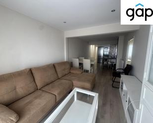 Living room of Flat to rent in Cuenca Capital  with Heating, Terrace and Furnished