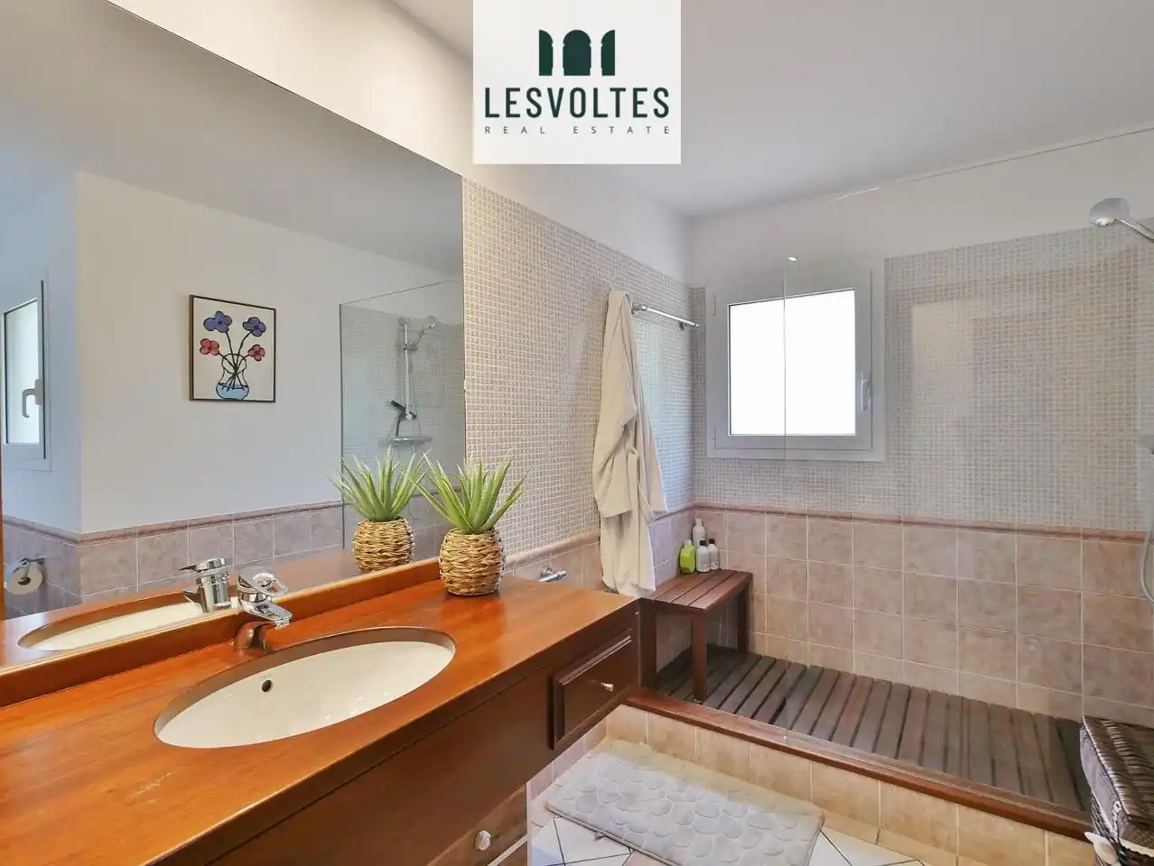 Bathroom of Houses for sale in Mont-ras  with Air Conditioner, Heating and Private garden