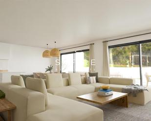 Living room of House or chalet for sale in Girona Capital  with Air Conditioner, Heating and Private garden