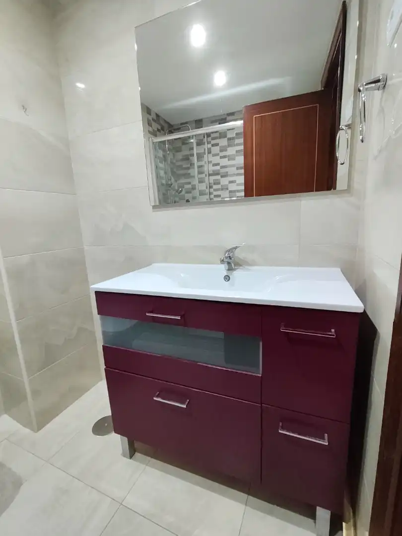 Bathroom of Flat for rent in Getafe  with Air Conditioner, Heating and Parquet flooring