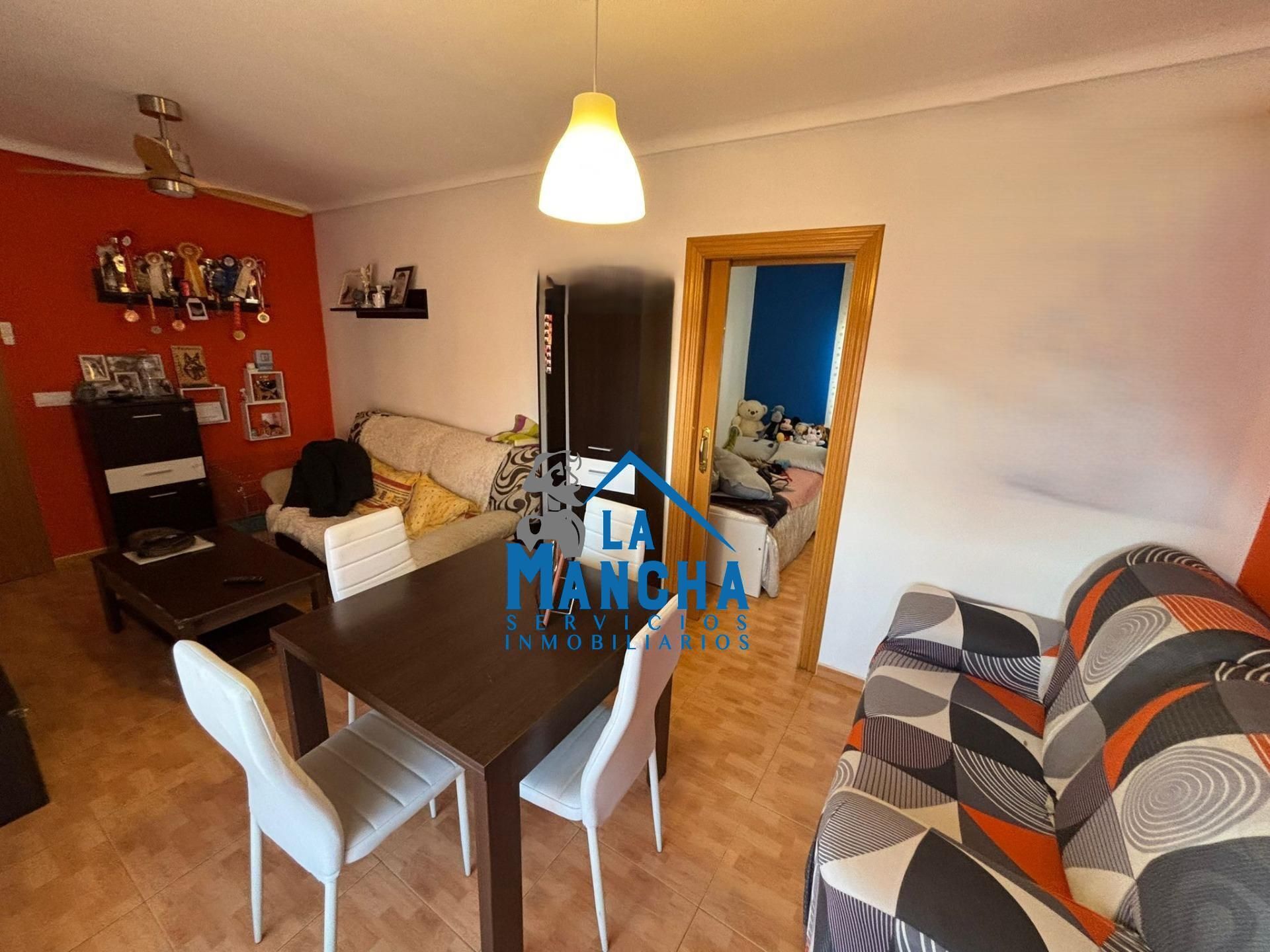 Sala d'estar de Pis en venda en  Albacete Capital amb Terrassa, Moblat i Balcó