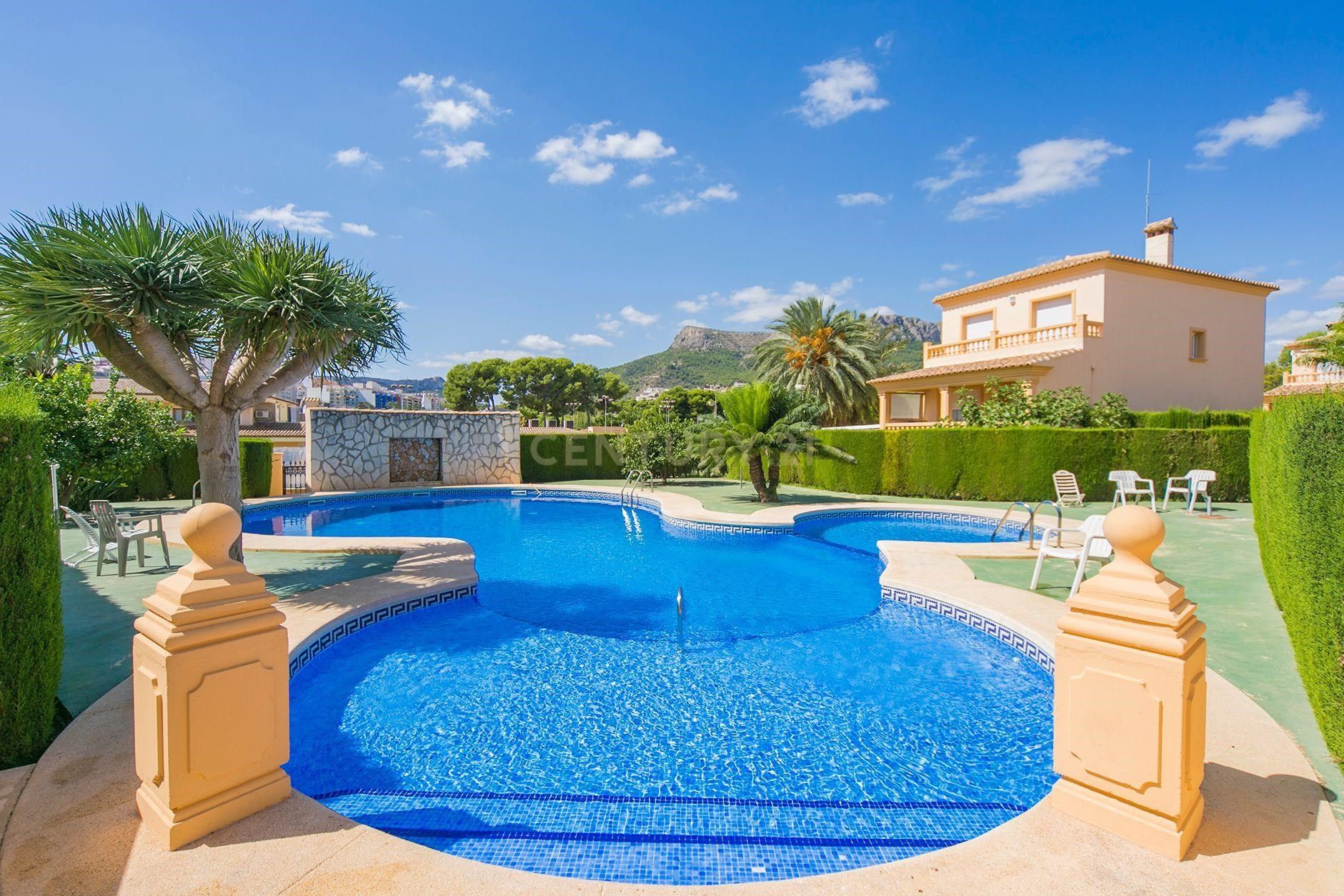 Piscina de Casa o xalet de lloguer en Calpe / Calp amb Aire condicionat, Terrassa i Piscina