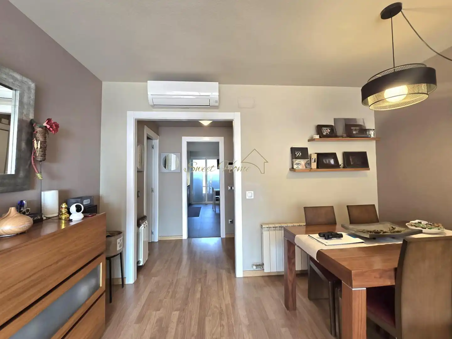 Living room of Flat for sale in Montgat  with Air Conditioner, Heating and Parquet flooring
