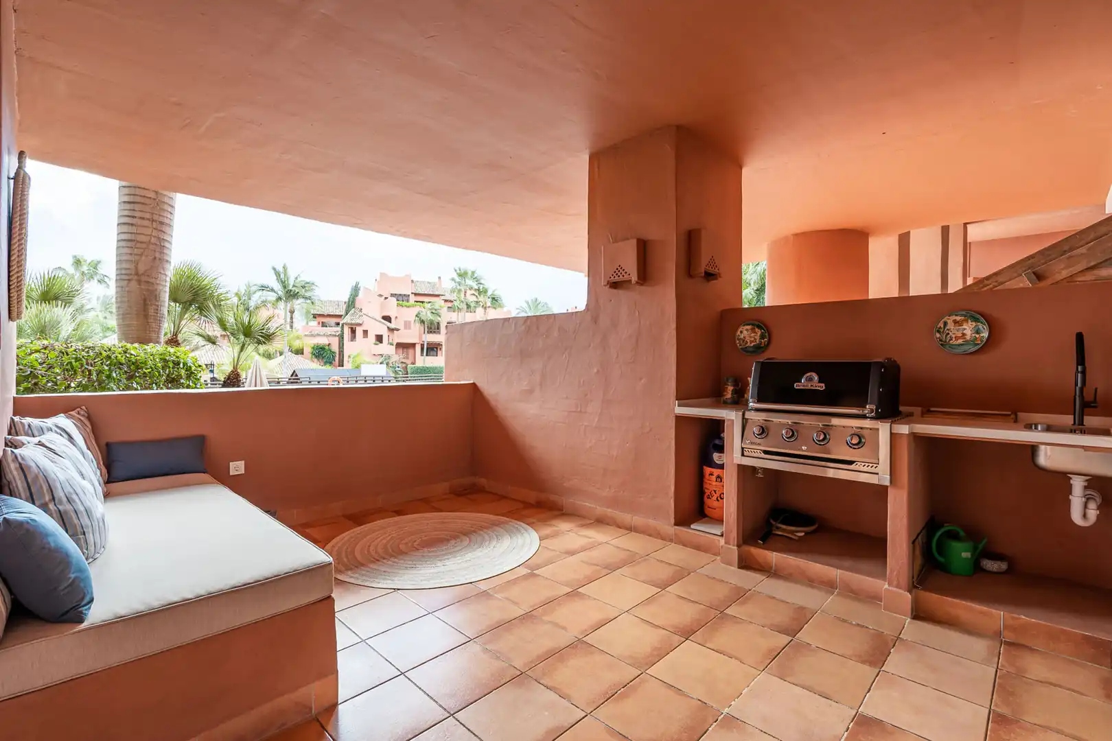 Terraza de Planta baja en venta en Estepona con Aire acondicionado, Terraza y Piscina