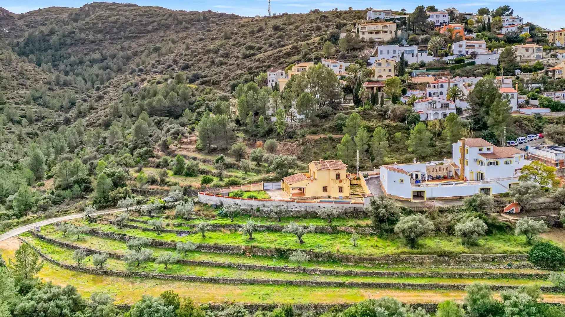 Exterior view of Houses for sale in Parcent  with Private garden