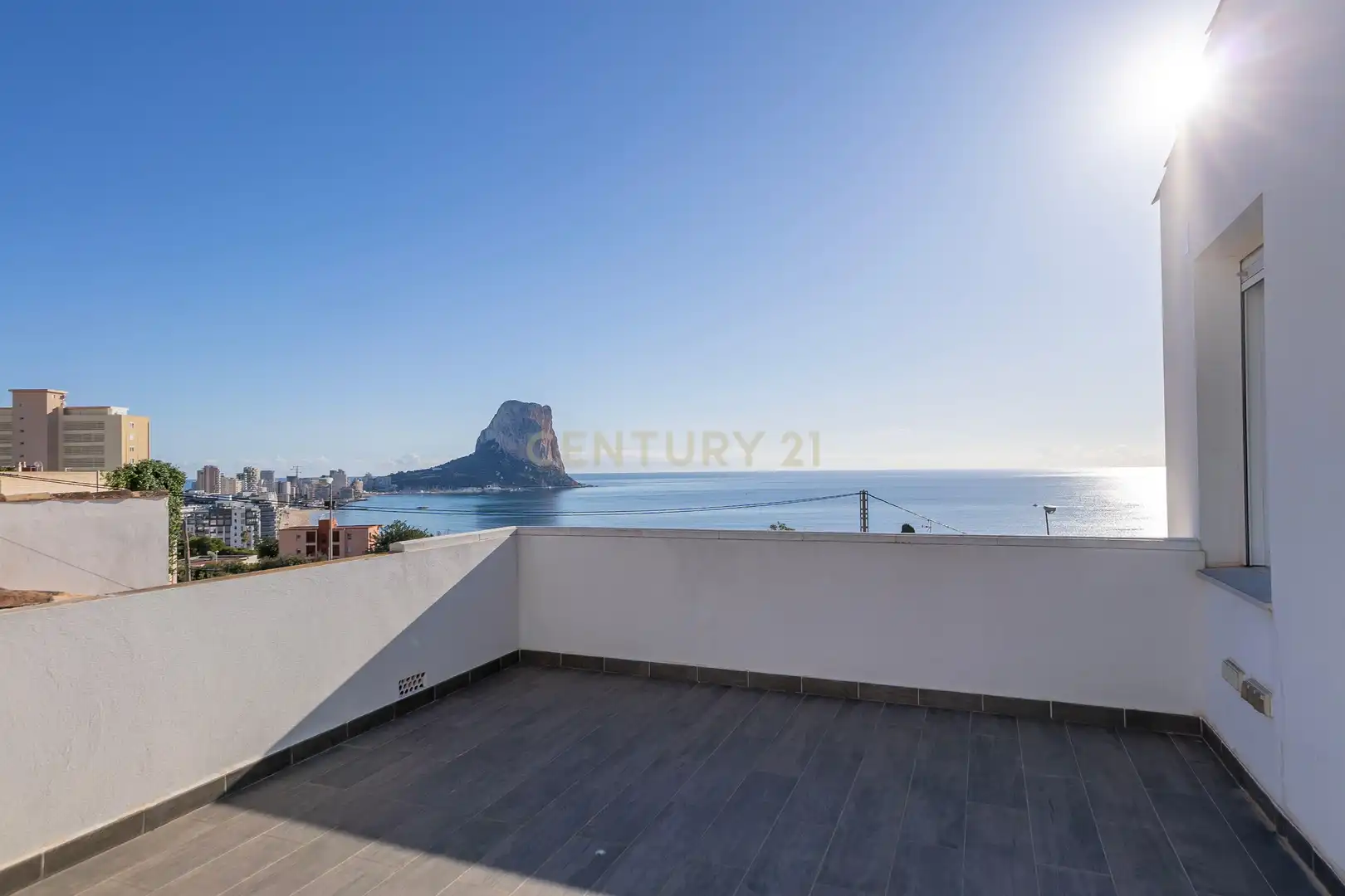 Terrace of Houses for sale in Calpe / Calp  with Furnished, Internet and Alarm