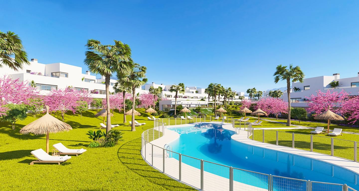 Jardí de Apartament en venda en Estepona amb Aire condicionat, Calefacció i Jardí privat