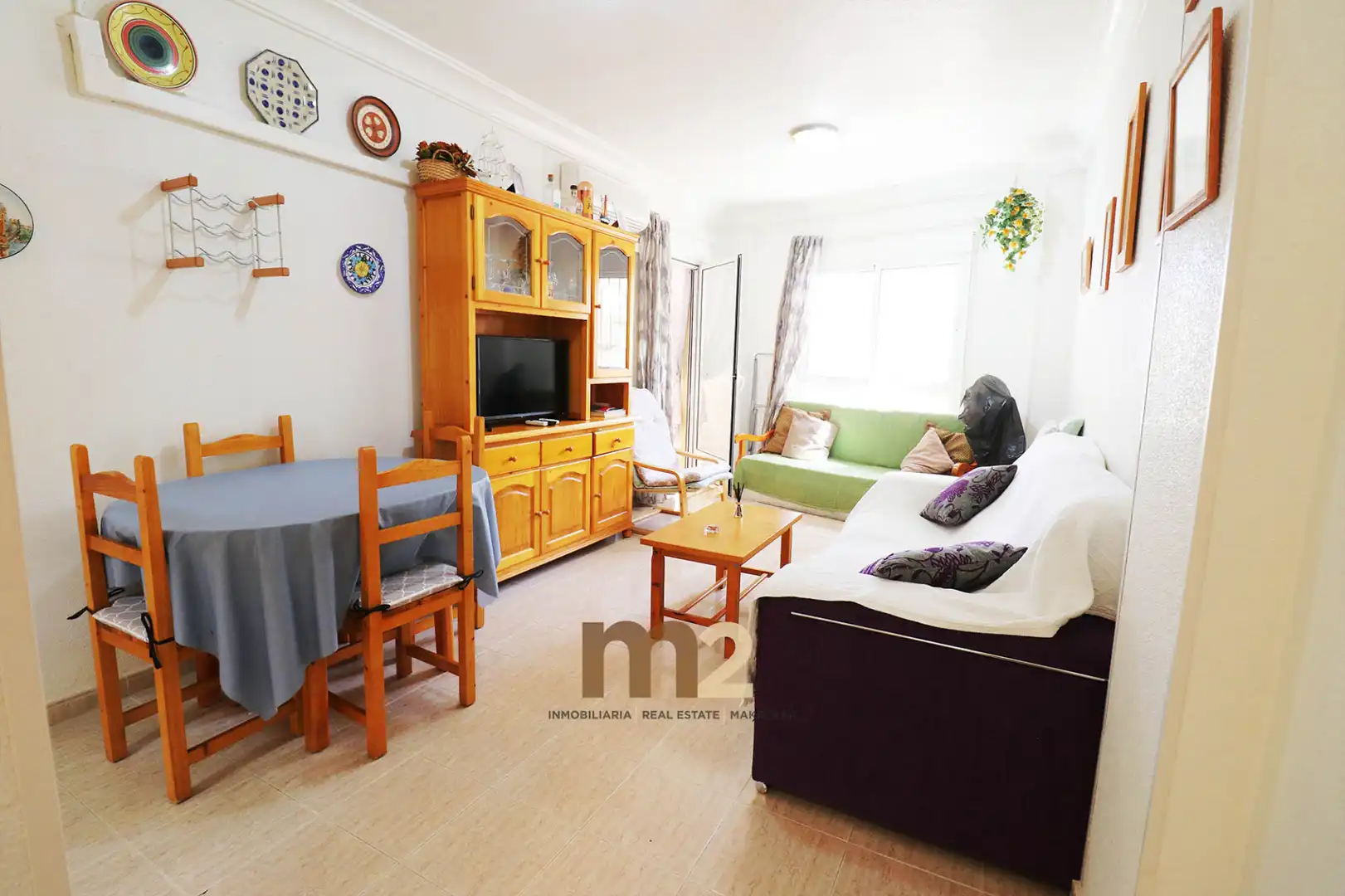 Sala d'estar de Apartament en venda en Guardamar del Segura amb Aire condicionat, Calefacció i Terrassa