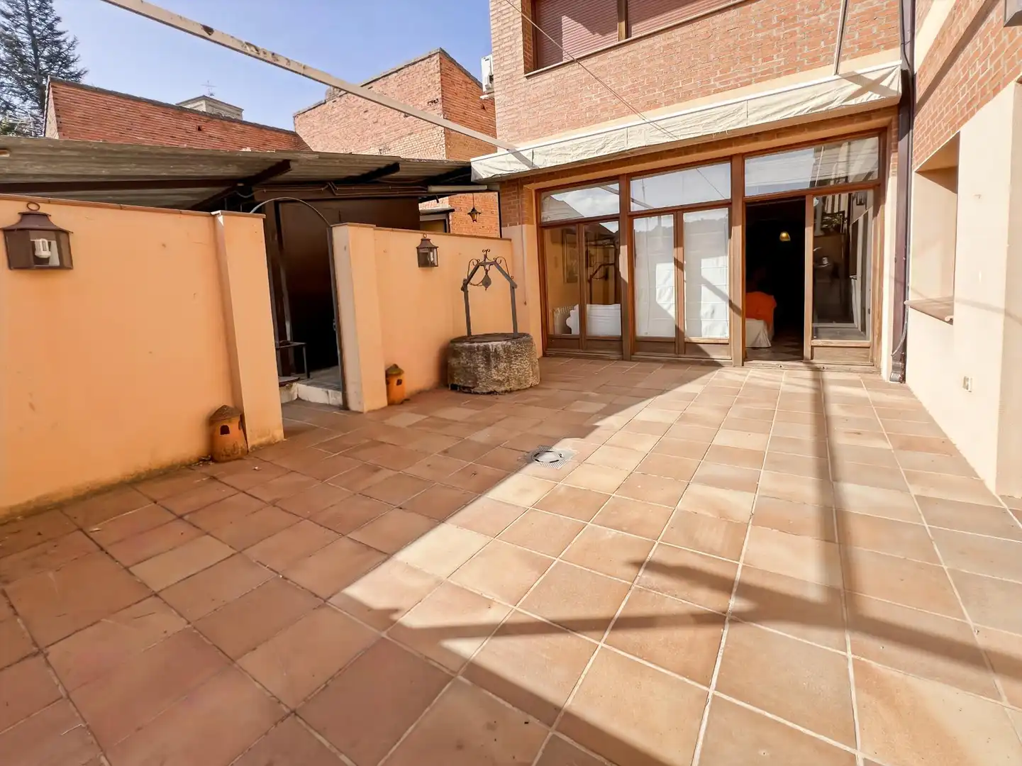 Terrace of Country homes for sale in Buitrago del Lozoya  with Air Conditioner and Alarm