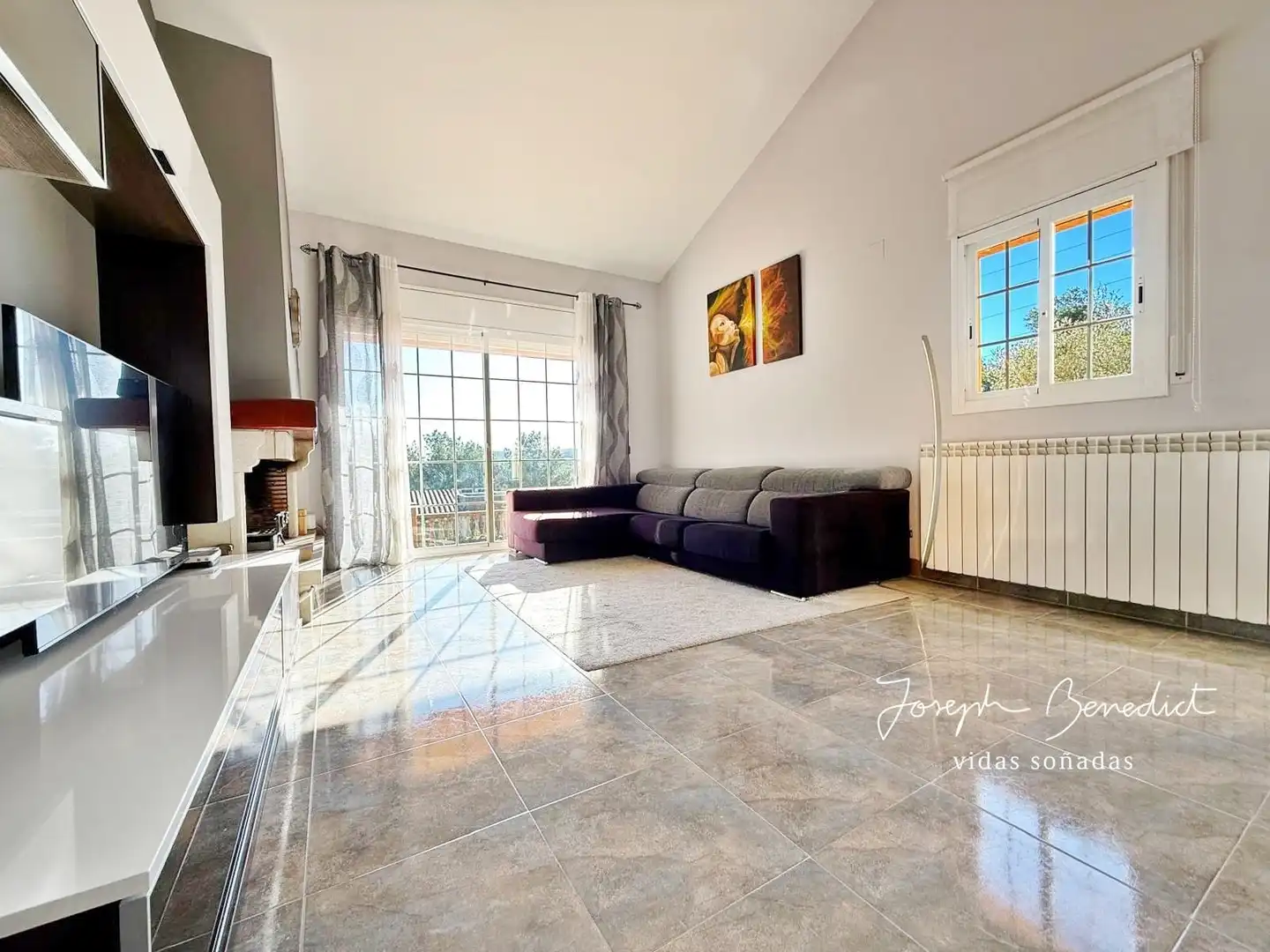 Living room of Houses for sale in Begues  with Air Conditioner, Heating and Private garden