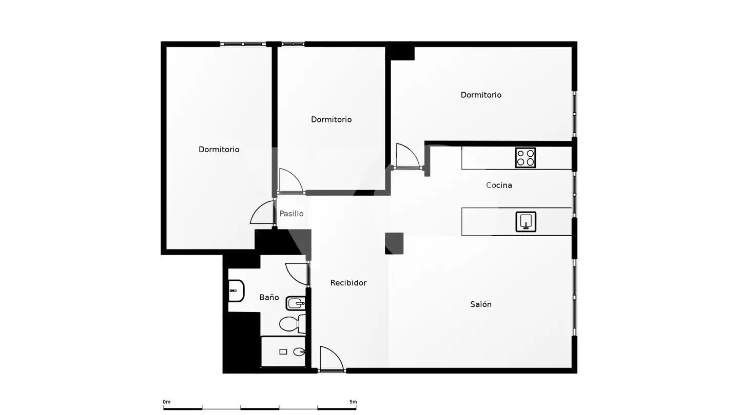 Ground floor for sale in Madrid  with Air Conditioner, Heating and Furnished