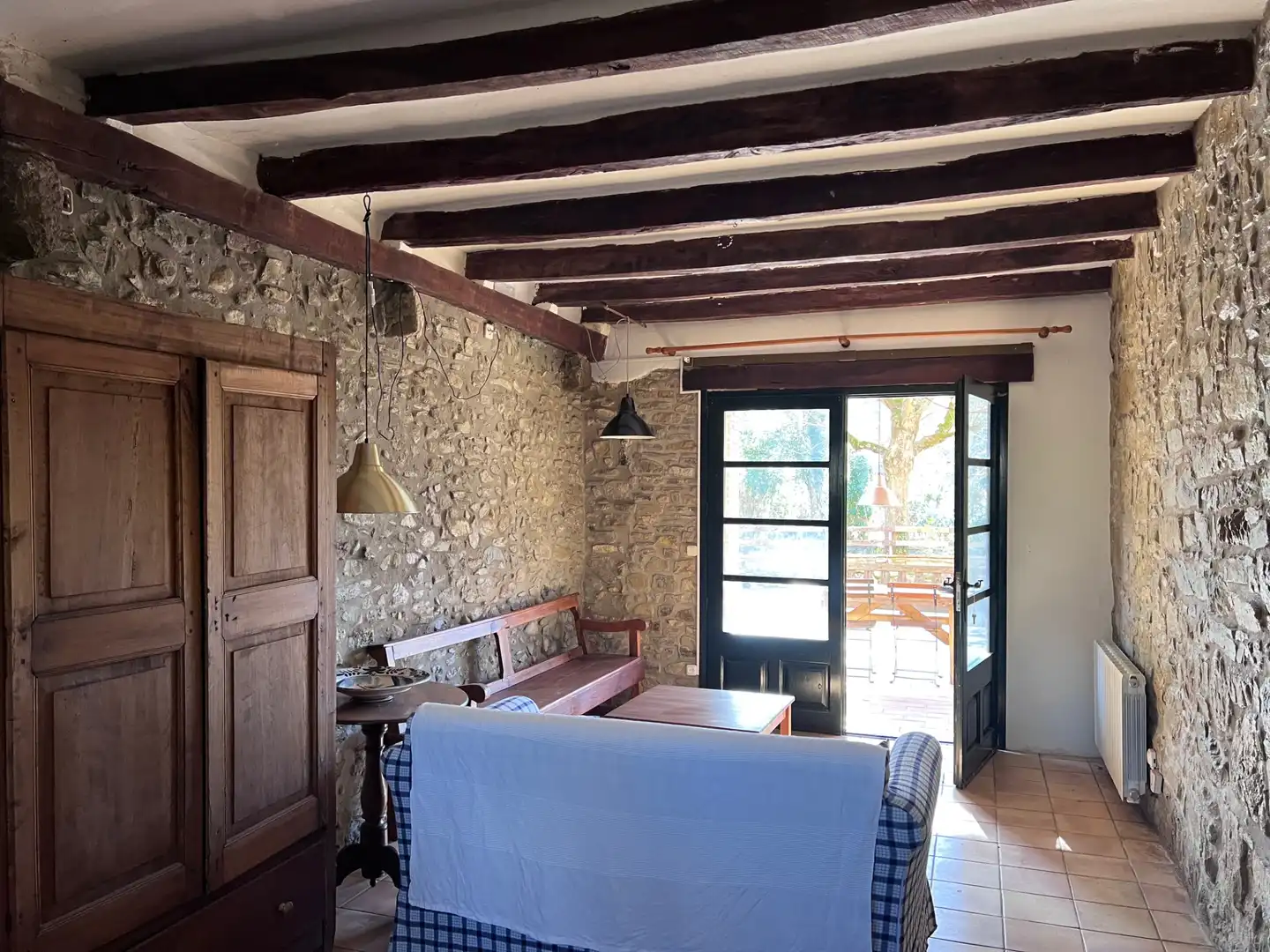 Finca rústica en venda en Mieres (Girona) amb Aire condicionat, Jardí privat i Parquet