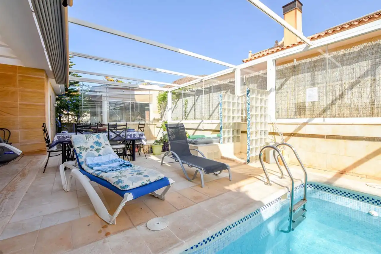Piscina de Casa o chalet en venta en Águilas con Aire acondicionado, Jardín privado y Trastero
