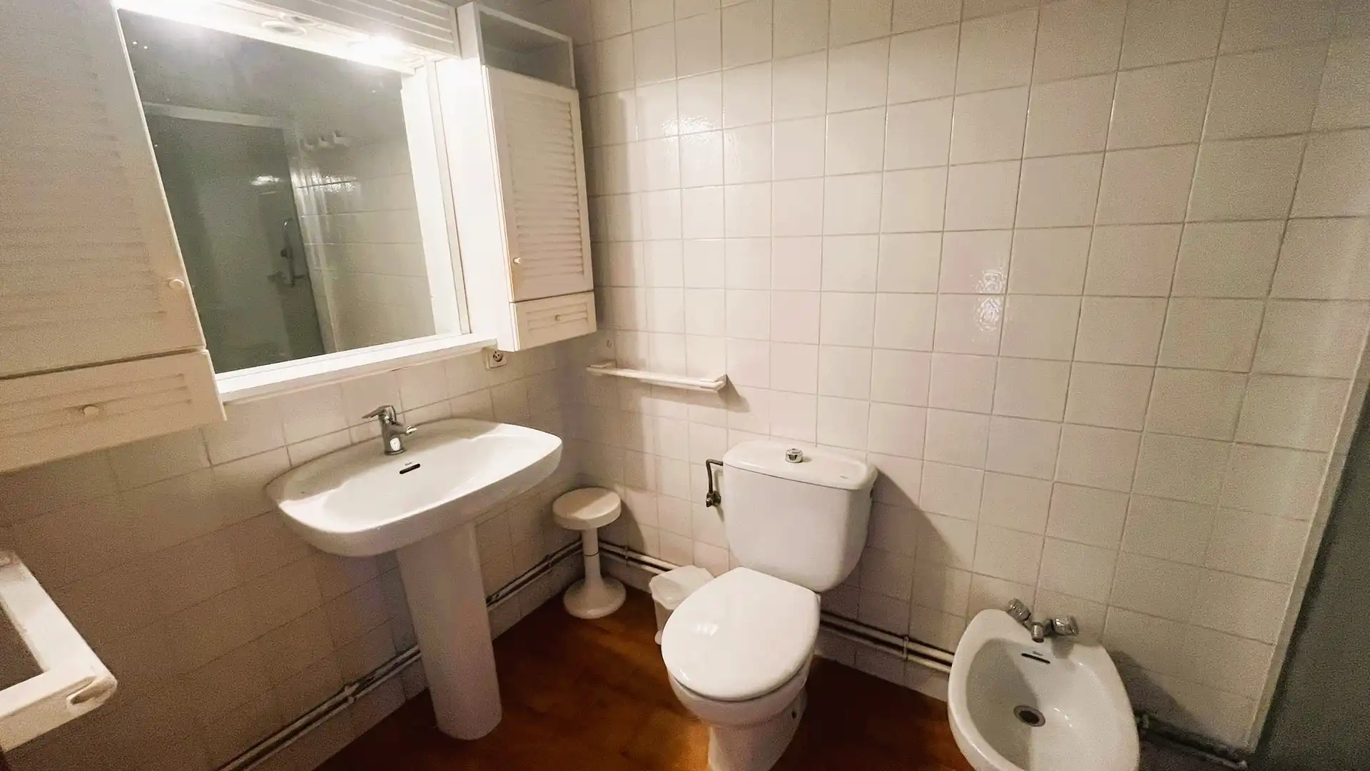 Baño de Casa adosada de alquiler en Breda con Calefacción