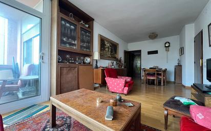 Living room of Flat for sale in  Barcelona Capital  with Air Conditioner and Balcony