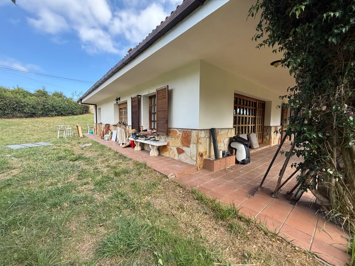 Außenansicht von Haus oder Chalet zum Verkauf in Gijón  mit Heizung, Privatgarten und Parkett