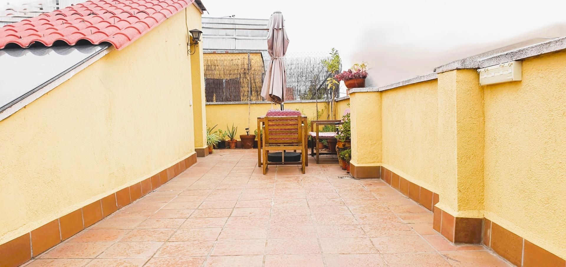 Terrace of Single-family semi-detached for sale in Sabadell  with Air Conditioner, Heating and Parquet flooring
