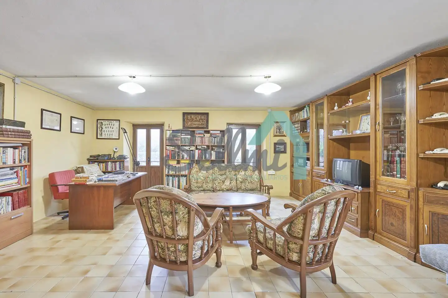 Living room of Houses for sale in Ribera de Arriba  with Heating, Private garden and Terrace