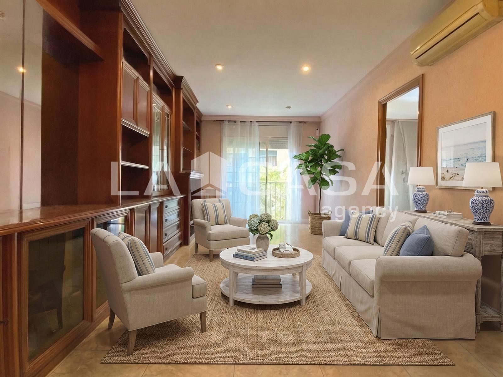 Living room of Flat for sale in Santa Coloma de Gramenet  with Heating and Balcony