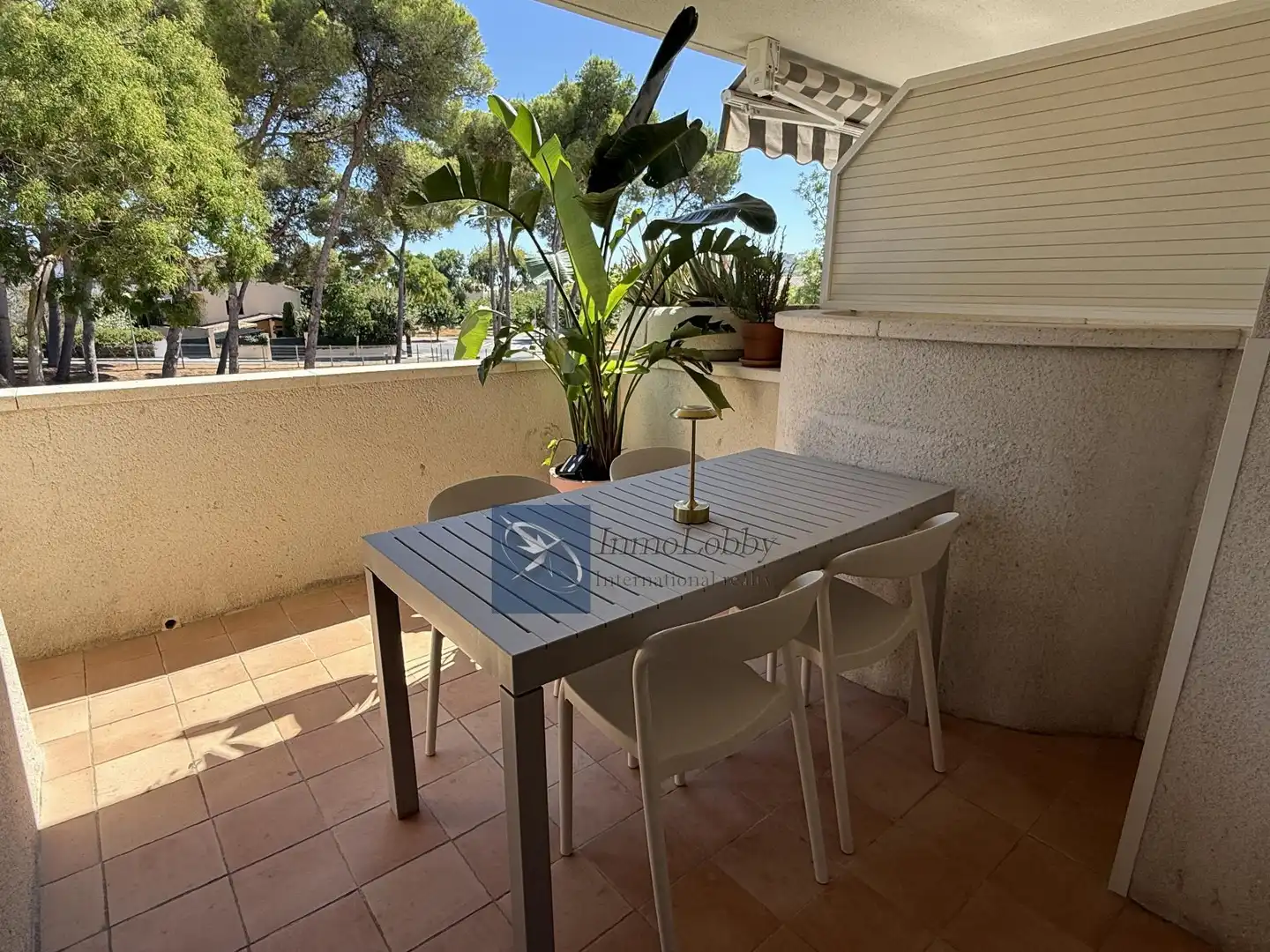 Terrassa de Apartament de lloguer en Castell d'Aro, Platja d'Aro i s'Agaró amb Aire condicionat, Calefacció i Terrassa