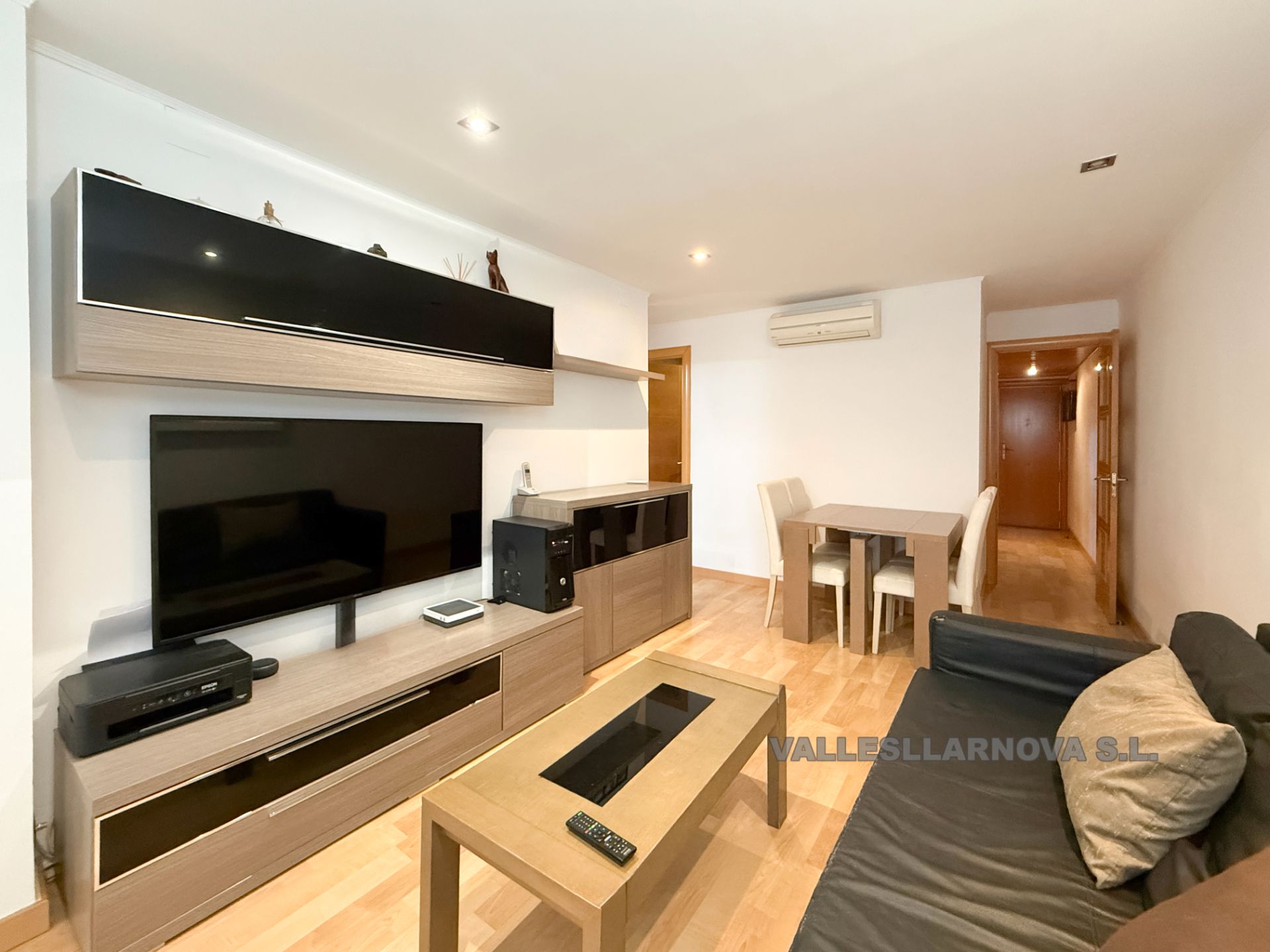 Sala d'estar de Pis en venda en Mollet del Vallès amb Aire condicionat, Calefacció i Parquet