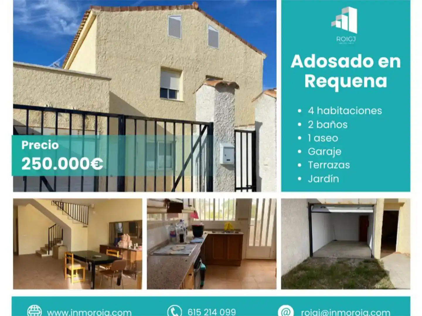 Garden of Detached homes for sale in Requena, Valencia