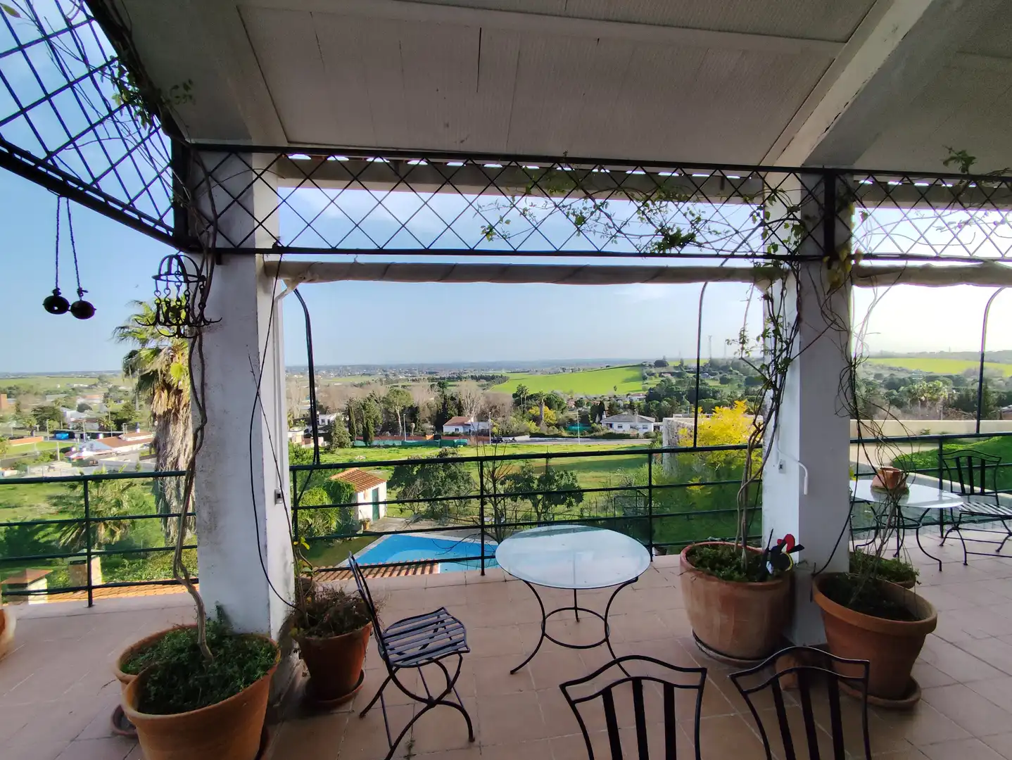 Terrassa de Casa o xalet en venda en Badajoz amb Aire condicionat, Calefacció i Jardí privat