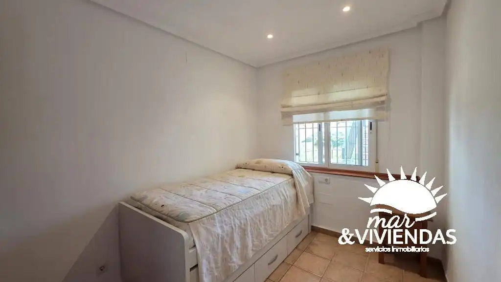 Bedroom of Apartments for sale in Vera  with Air Conditioner, Terrace and Furnished
