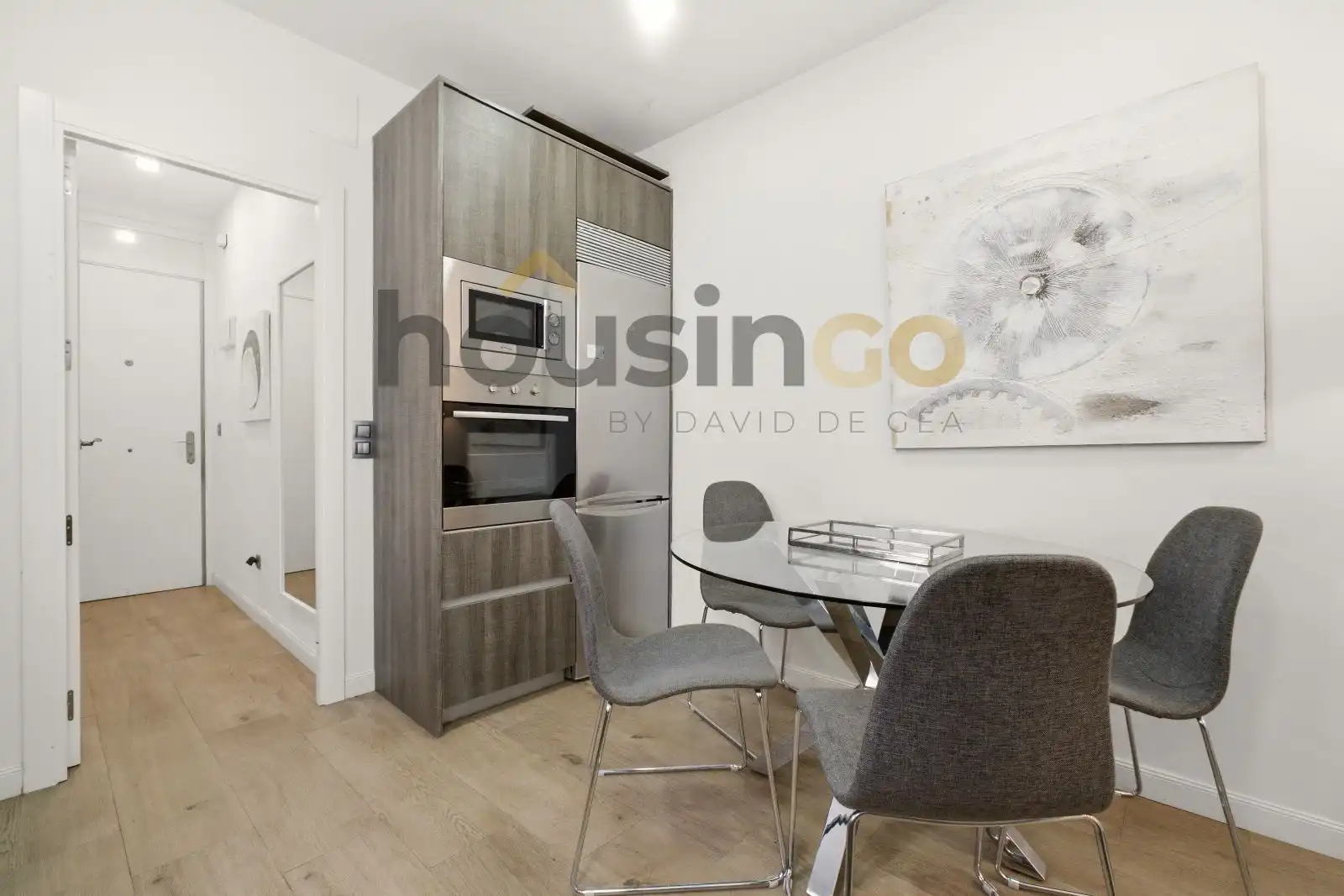 Cocina de Piso de alquiler en Madrid con Aire acondicionado, Calefacción y Parquet