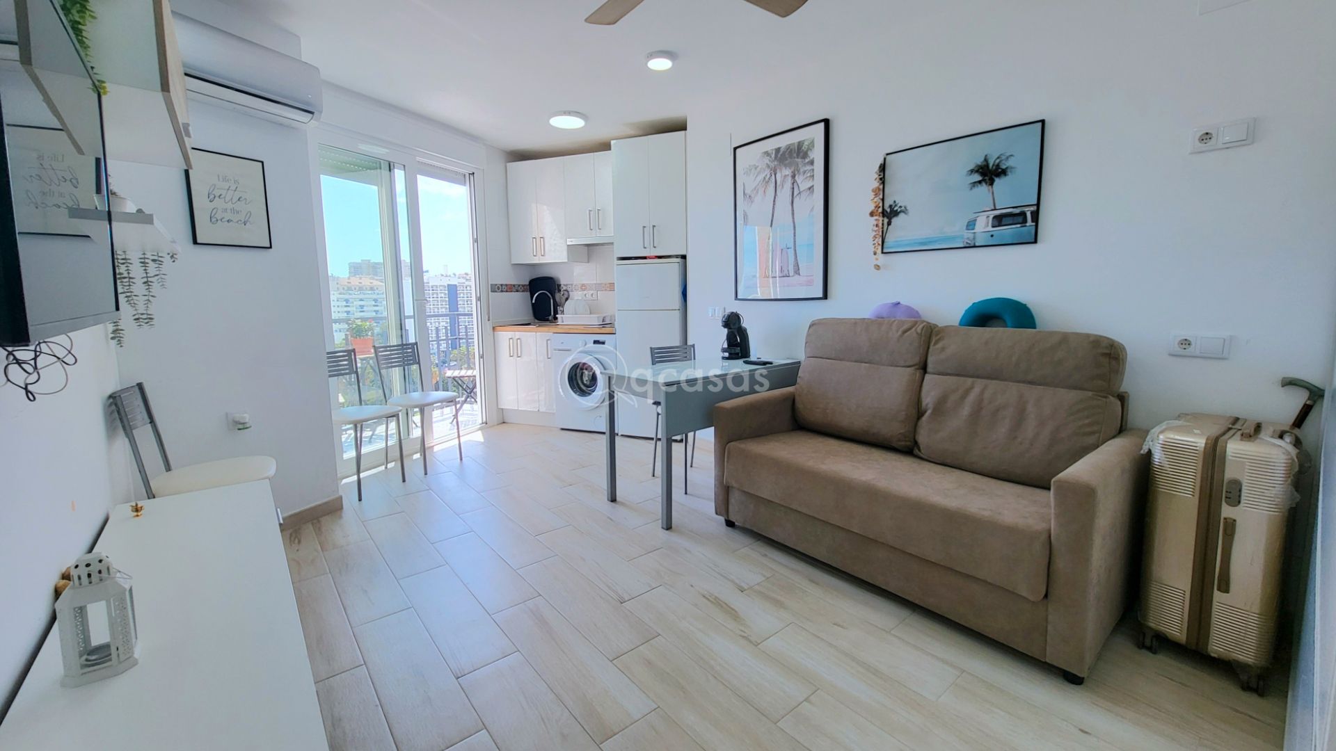 Sala d'estar de Estudi en venda en Benalmádena amb Aire condicionat, Calefacció i Terrassa