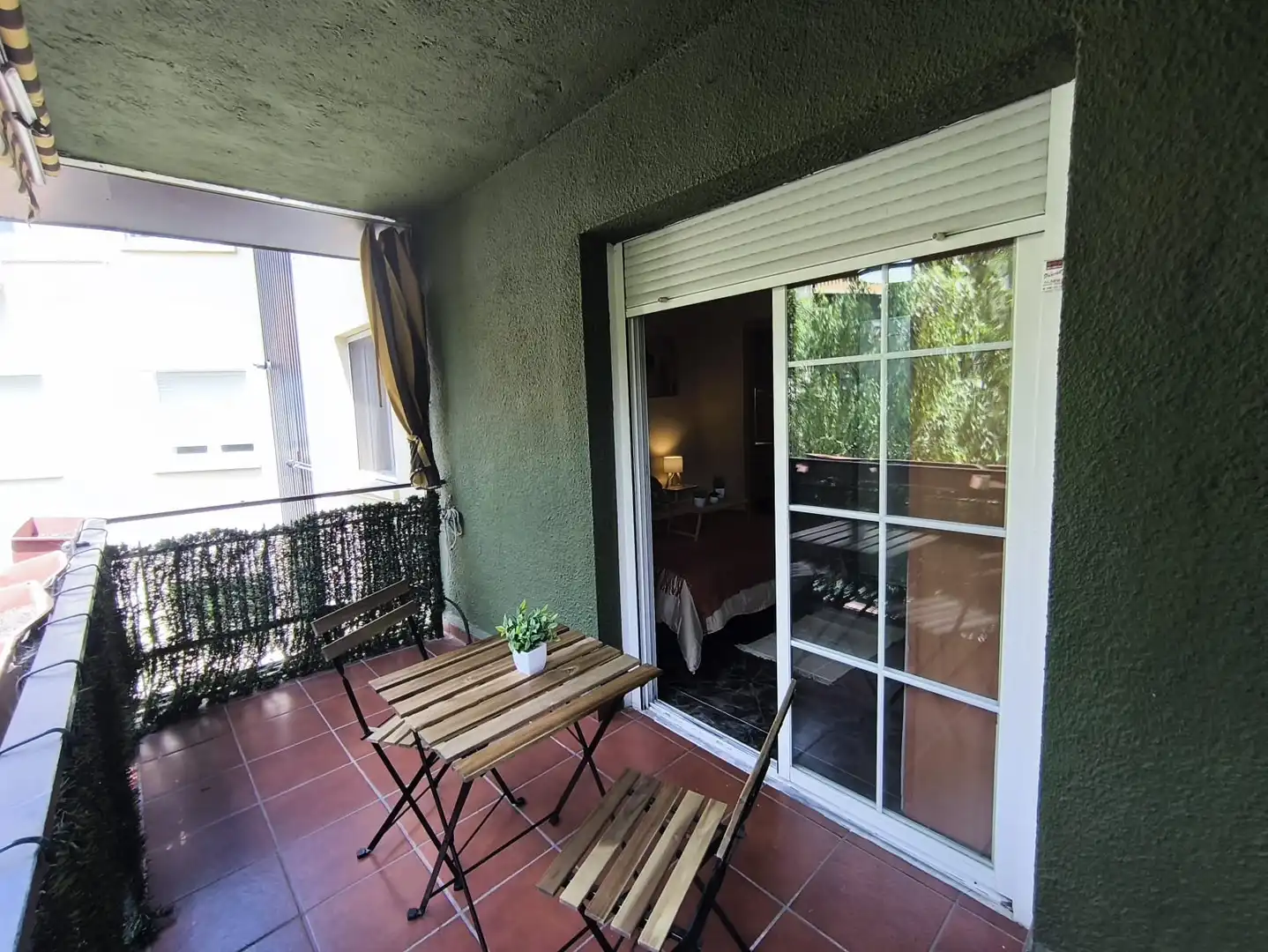 Balcony of Flat for share in Collado Villalba  with Heating, Terrace and Furnished