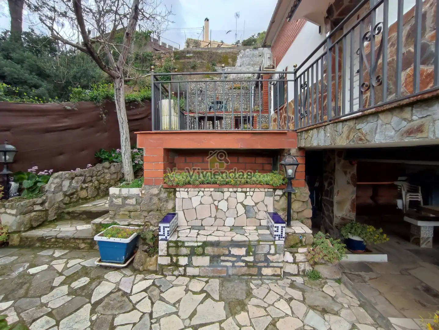 Terrassa de Casa o xalet en venda en Vacarisses amb Calefacció, Jardí privat i Terrassa