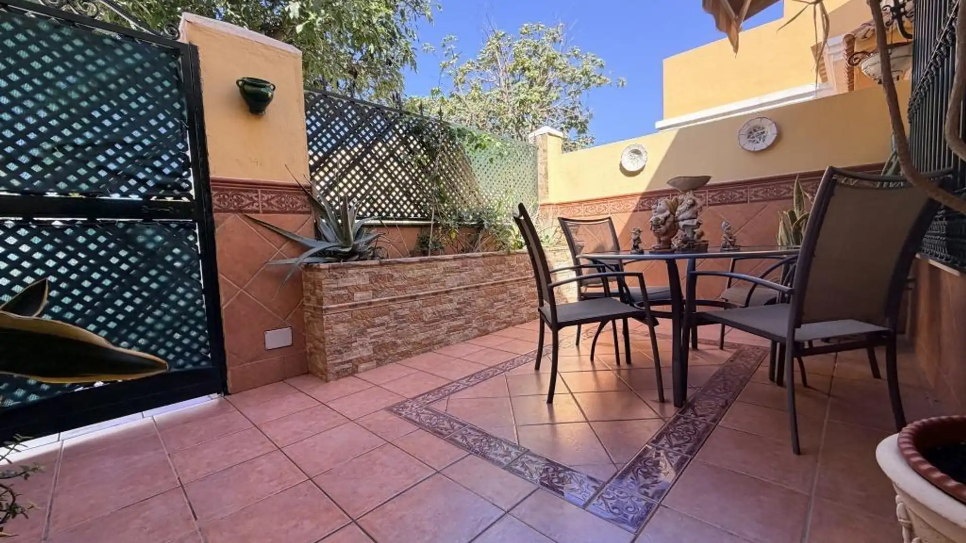 Terrace of Single-family semi-detached for sale in Málaga Capital  with Air Conditioner, Private garden and Terrace