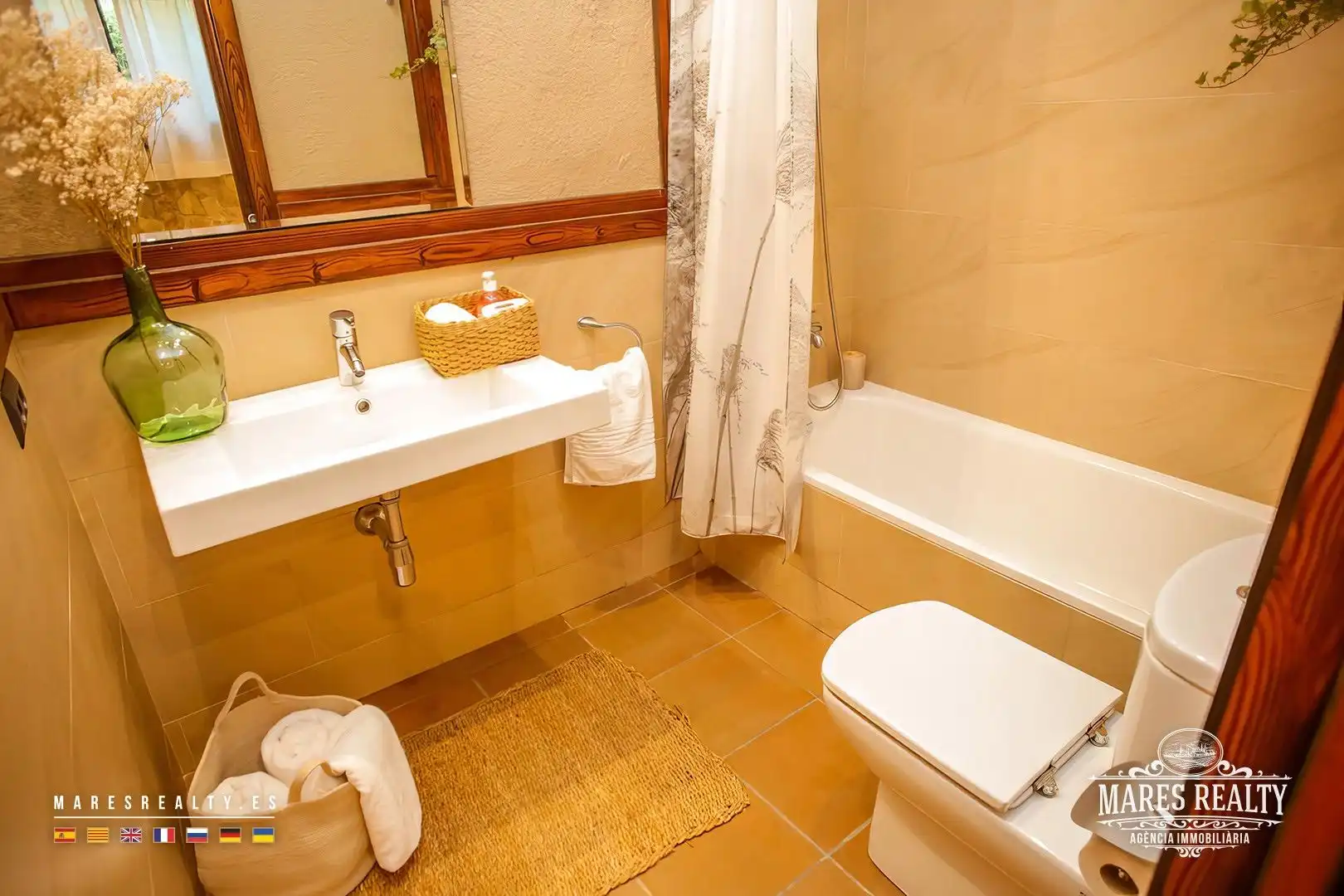 Badezimmer von Country house zum Verkauf in Vidreres mit Heizung, Privatgarten und Abstellraum