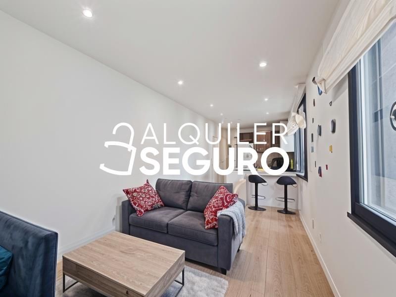 Sala d'estar de Pis de lloguer en Guadarrama amb Calefacció i Moblat