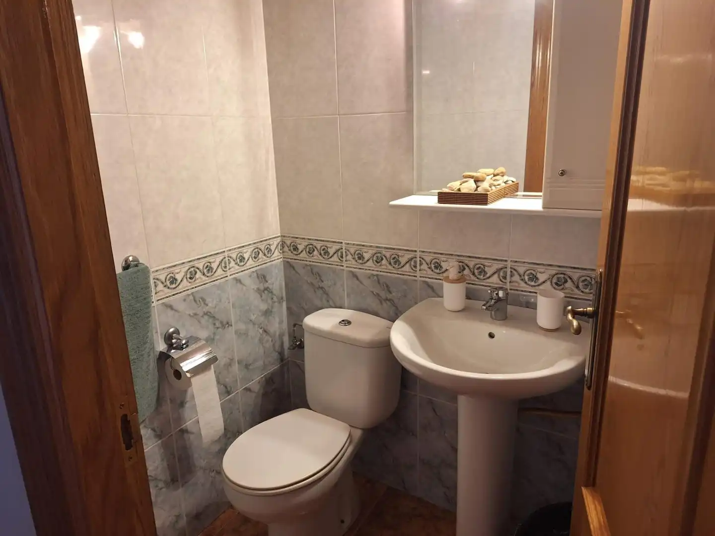Baño de Apartamento en venta en Alhama de Murcia con Aire acondicionado, Calefacción y Terraza