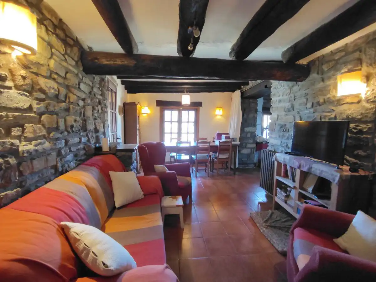 Sala d'estar de Casa o xalet en venda en Fanlo amb Calefacció, Jardí privat i Terrassa