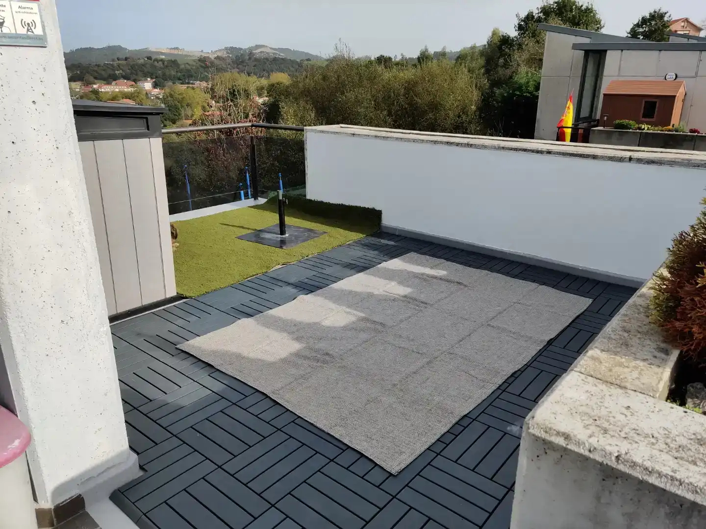 Terrace of Flat for rent in Piélagos  with Private garden, Parquet flooring and Furnished