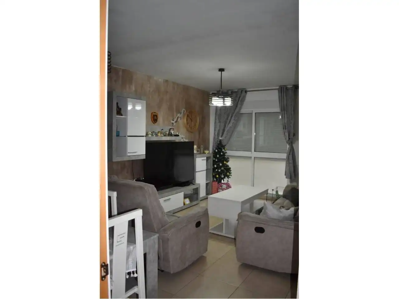 Sala de estar de Piso en venta en Vilallonga / Villalonga con Aire acondicionado, Calefacción y Trastero