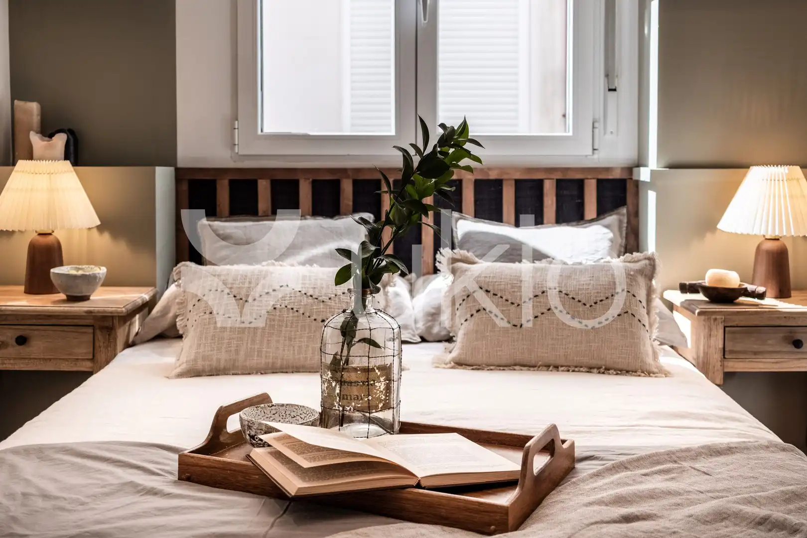 Habitación de Apartamento de alquiler en Madrid con Aire acondicionado, Calefacción y Amueblado