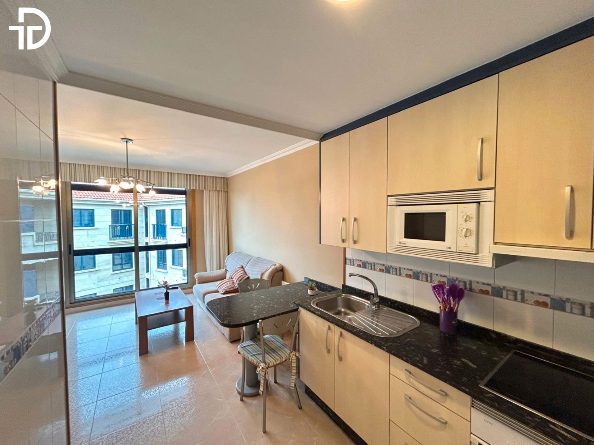 Kitchen of Flat for sale in Cambados  with Heating, Terrace and Storage room