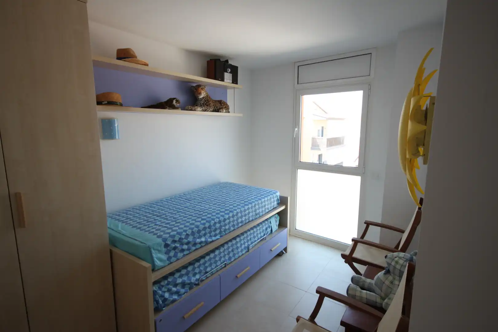 Schlafzimmer von Wohnungen zum Verkauf in L'Escala mit Klimaanlage, Heizung und Terrasse