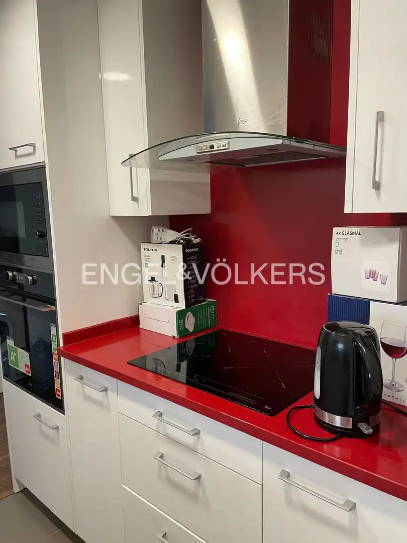 Cocina de Piso de alquiler en Badalona con Aire acondicionado, Calefacción y Terraza