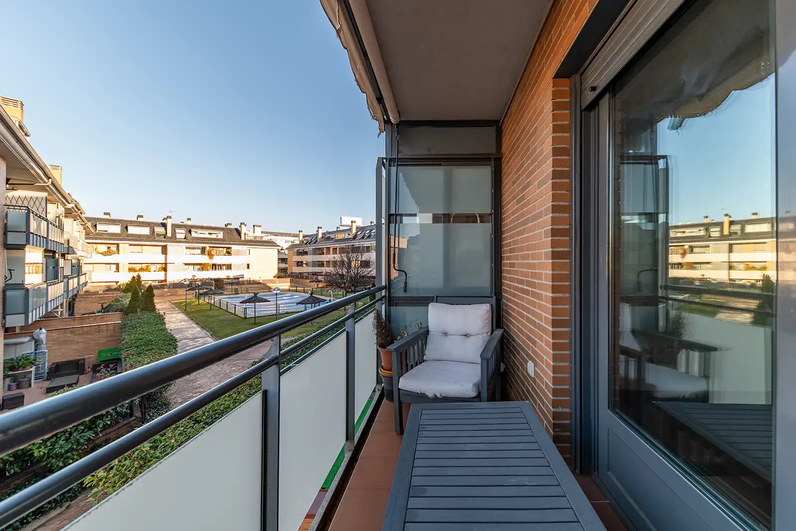 Terrasse von Wohnung zur Miete in Las Rozas de Madrid mit Klimaanlage, Heizung und Terrasse