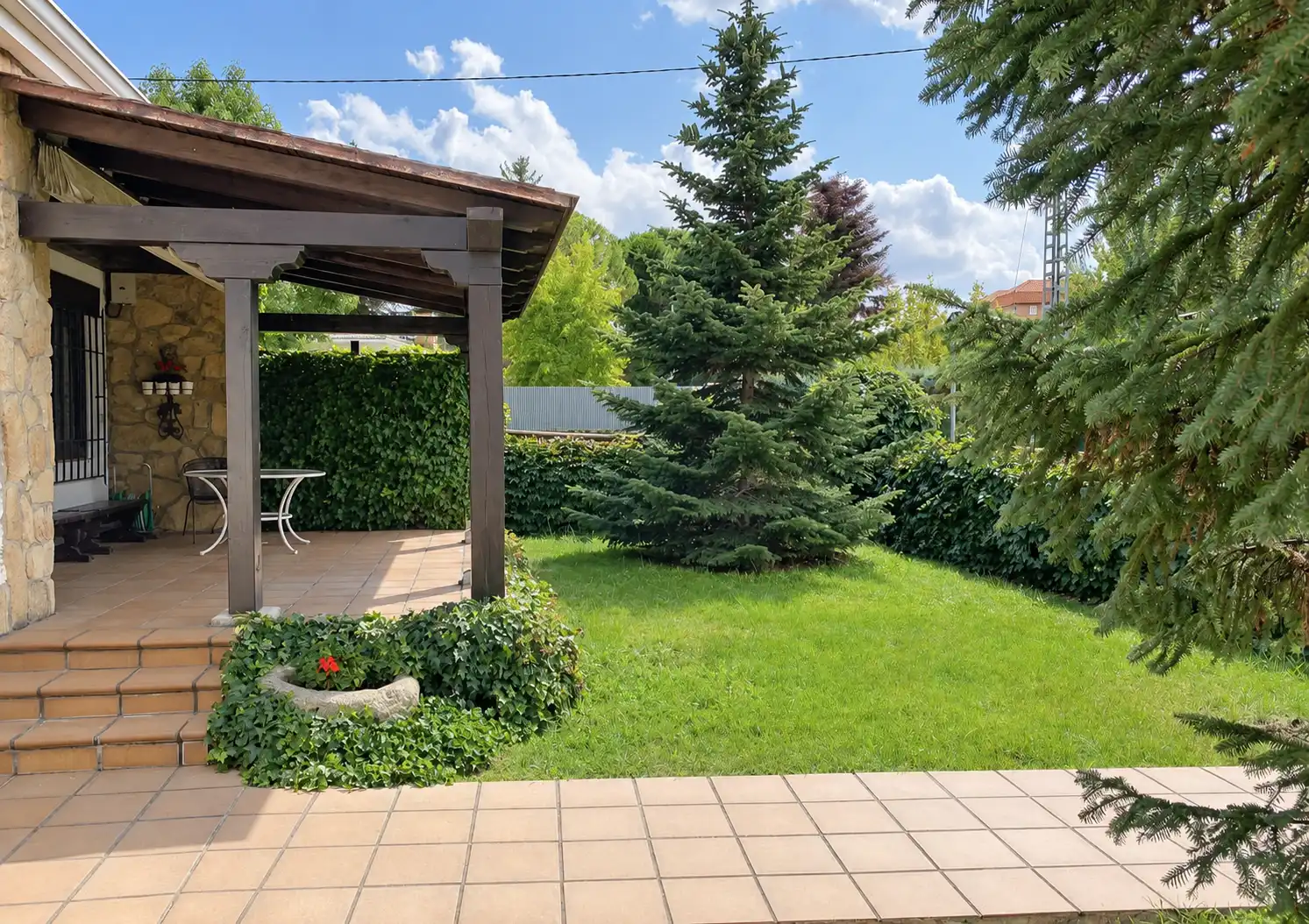 Terrassa de Casa o xalet en venda en Fuente Santa