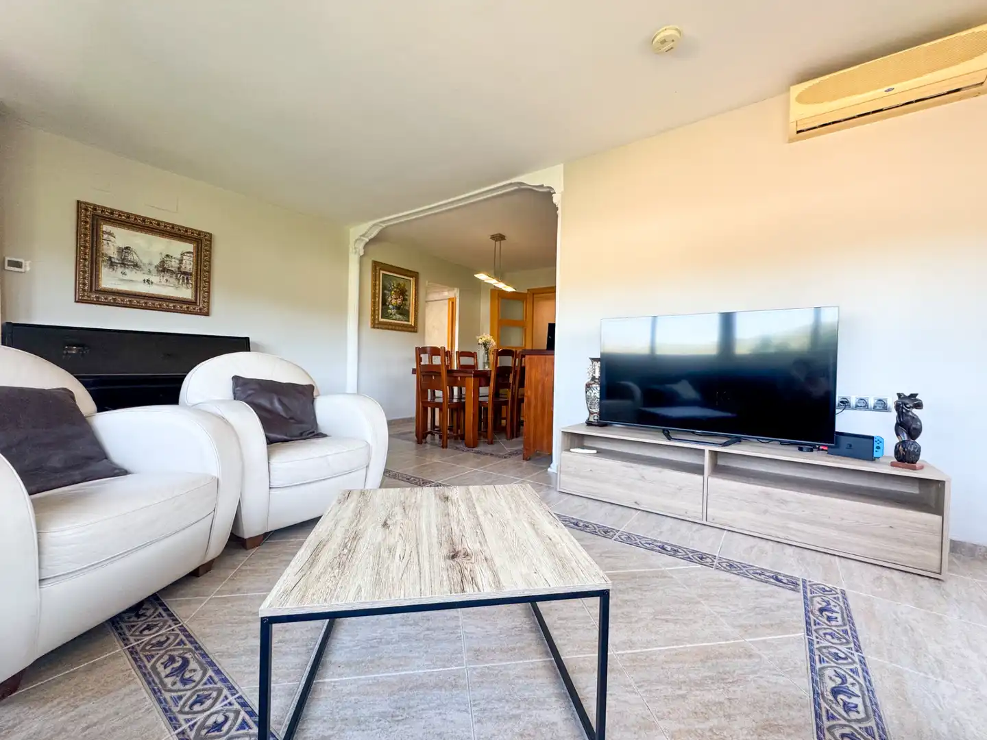 Living room of Flat for sale in Sentmenat  with Air Conditioner, Heating and Oven